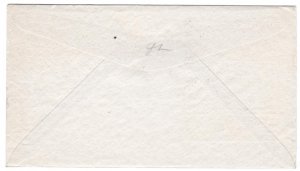 Virgin Islands 3c First Day used surface rate to Sweden, 1937