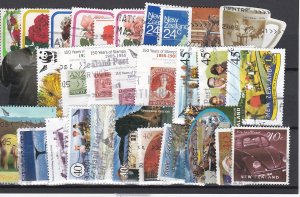 New Zealand Mixture of 40 Used Stamps