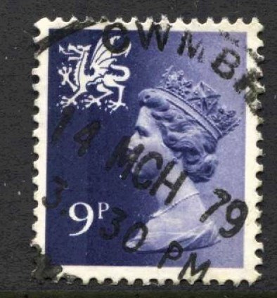 STAMP STATION PERTH Wales #WMH12 QEII Definitive Used 1971-1993