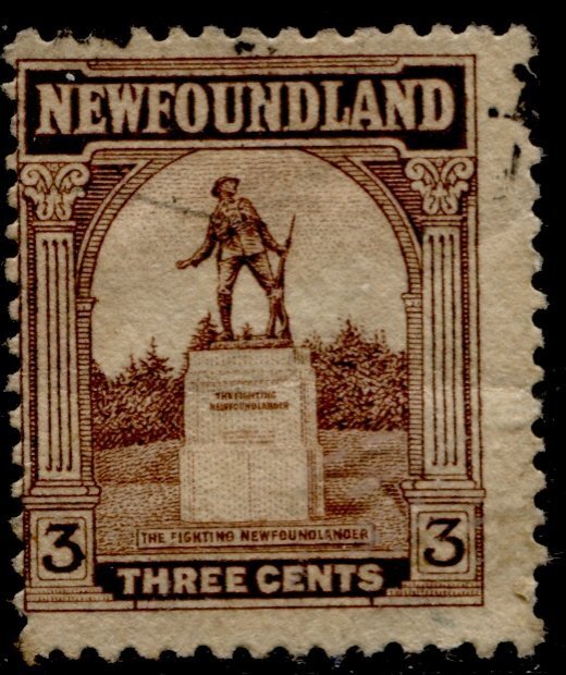 Newfoundland #133 St. John's War Memorial Definitive Issue Used