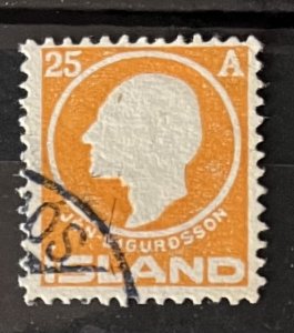 Iceland #91 Used- SCV=$50.00