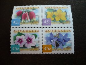 Stamps - Australia - Scott# 1737a - Mint Never Hinged Block of 4 Stamps