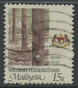 STAMP STATION PERTH Wilayah Persekutuan #114 Agriculture  Crest Used 1986