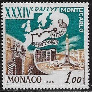 Monaco #600 MNH Stamp - Monte Carlo Automobile Rally