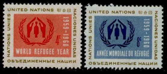 United Nations - New York 75-6 MNH World Refugee Year