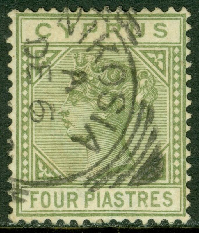 EDW1949SELL : CYPRUS Scott #23 Very Fine, Used. Catalog $37.50.