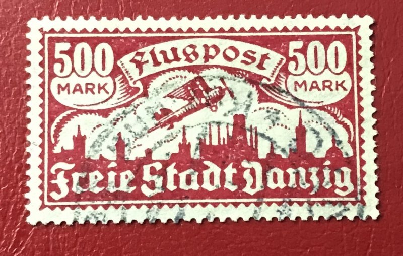 Freie Stadt Danzig Scott C21 500Mark Lot 173