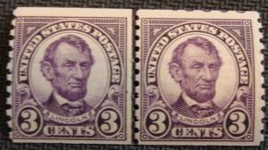 US #600 MNH Coil Line Pair L10