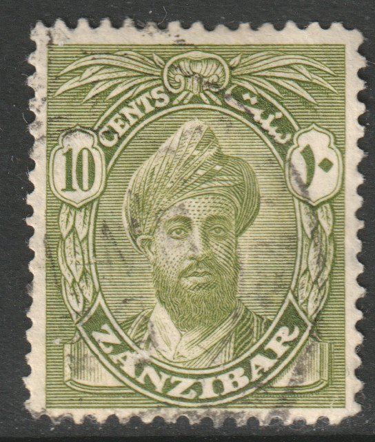 Zanzibar Scott 189 - SG304, 1926 Sultan 10c used