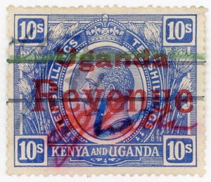 (I.B) KUT Revenue : Uganda Duty 10/- (1922)