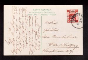 Palestine #40 (Bale #40) VF Used On Postcard **With Certificate**