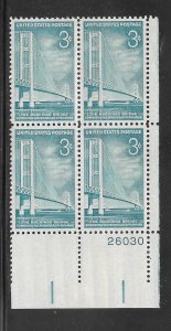 #1109 MNH Plate Block