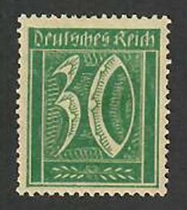 Germany; Scott 141; 1921;  Used