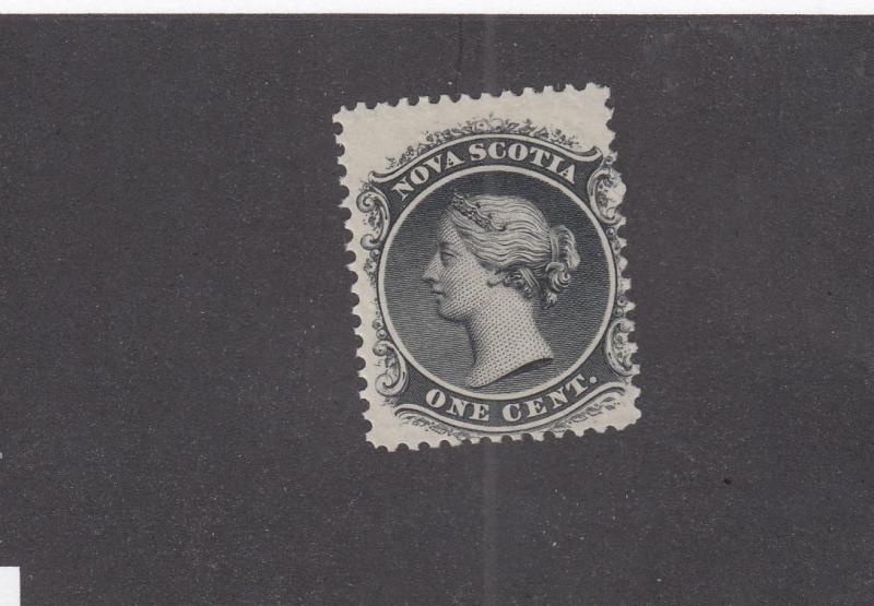 NOVA SCOTIA # 8 VF-MNH 1ct QUEEN VICTORIA CAT VALUE $40