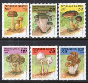 Benin 1055-1060 Mushrooms MNH VF