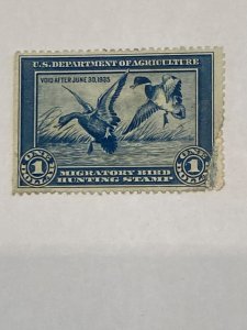 Duck stamp RW1 1931 used