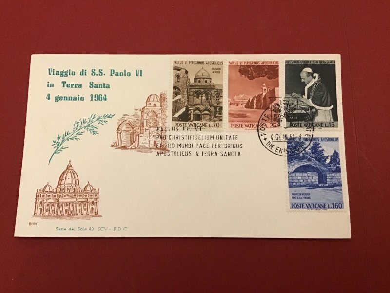 Vatican 1964 S.S. Paolo VI Postal Cover R42323 