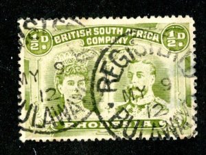 1910 Rhodesia Sc#101a used ( 1678 BCX2 )