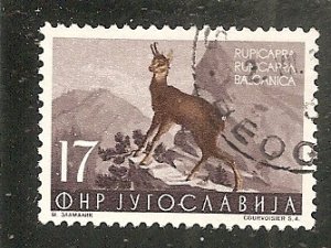 Yugoslavia  Scott 402   Chamois      Used