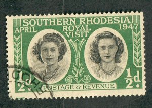 Southern Rhodesia #65 used single