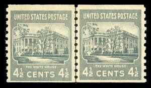 USA 844 Mint (NH) Line Pair