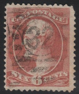 US Scott # 208 6c Lincoln Used / 32