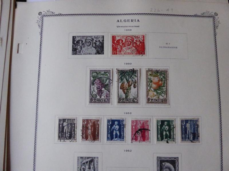 Algeria 1924-1971 Stamp Collection on Scott Specialty Album Pages