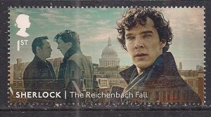 GB 2020 QE2 1st Sherlock Holmes Reichback Fall Umm SG 4411 ( M241 )