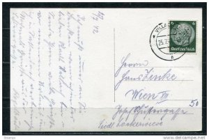 Germany 1942 Postal card to Vienna Villach mit Mangart Single Usage