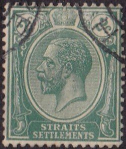 Straits Settlements #180 Used