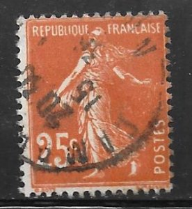 France 169: 25c 1906 definitive issue, used, AVG