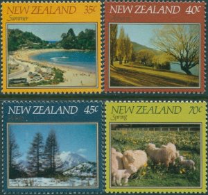 New Zealand 1982 SG1266-1269 Four Seasons set MLH