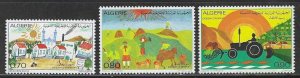 Algeria MNH sc# 515-7 Children Drawings