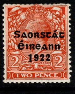 IRELAND SG70 1922 2d ORANGE MTD MINT