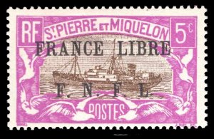 MOMEN: FRENCH ST PIERRE SC #208A MINT OG LH SIGNED LOT #65934