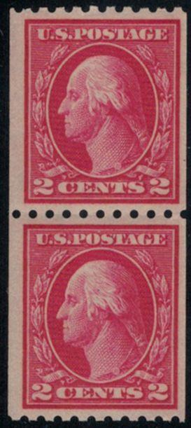 442 VF OG NH, Pair, terrific color ww1316