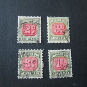 Australia Sc J66,67,69,70 FU