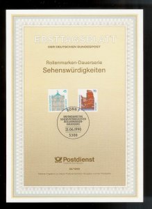 GERMANY (52) Ersttagsblatt FDC Presentation Cards