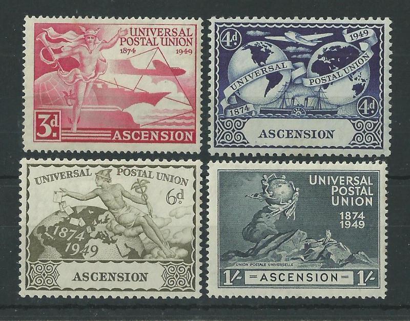  Ascension 1949 UPU Set Mint lmm