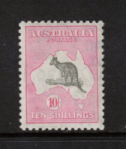 Australia #127 (SG #136) Very Fine+ Mint Lightly Hinged Cofa Watermark