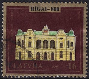 Latvia - 1995 - Scott #404 - used - National Theatre Riga