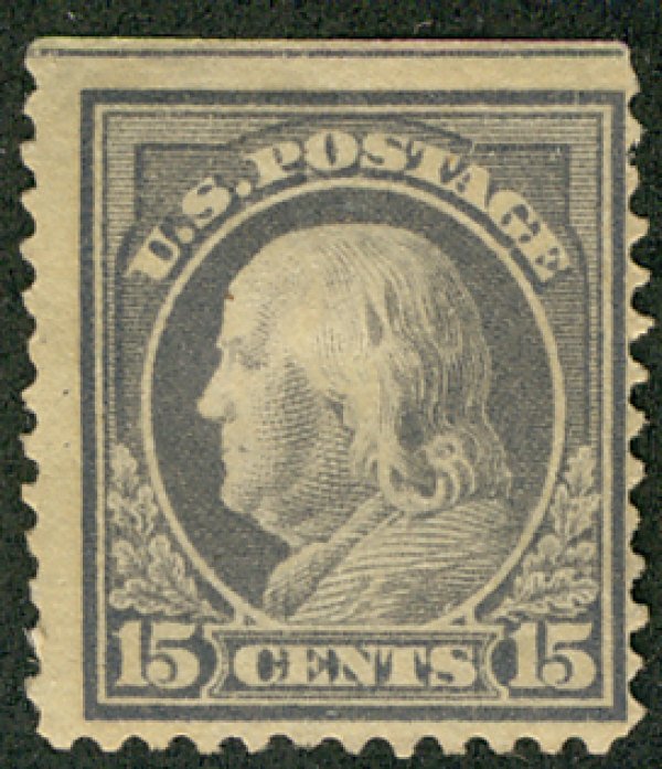 US #418 SCV $80.00  F/VF mint lightly hinged, wonderfully well centered, fres...