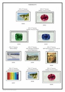 Germany 1949-2021 PDF (DIGITAL) STAMP ALBUM PAGES