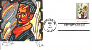 #4653 William H. Johnson Curtis FDC