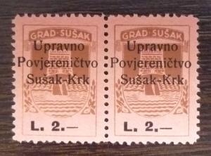 CROATIA - ITALY - RARE REVENUE STAMP R! yugoslavia fiume istria J3