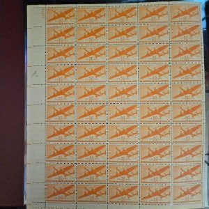 US C31 Full sheet King of the Airmail sets XF-OG-NH