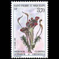 ST.PIERRE 1995 - Scott# 612 Flowers Set of 1 NH