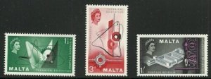 Album Treasures Malta Scott # 266-268  Technical Education Mint NH