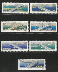 HUNGARY  1619-1625  MNH, DANUBE BRIDGES, BUDAPPEST