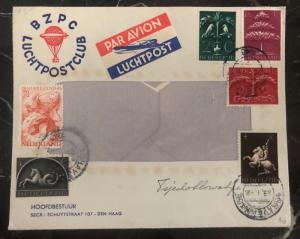 1946 The Hage Holland Airmail Window cover Philatelic Club